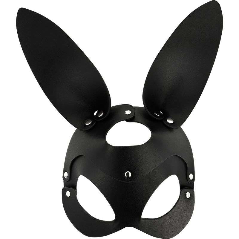 COQUETTE CHIC DESIRE – MÁSCARA DE COELHO EM COURO VEGANO PRETA - Imagem 3