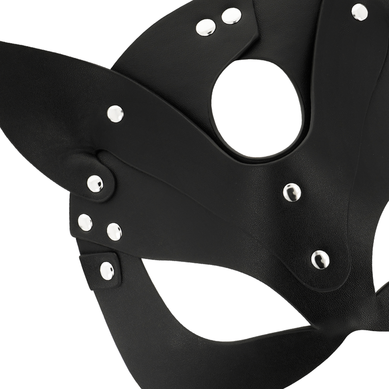 COQUETTE CHIC DESIRE – MÁSCARA DE GATO EM COURO VEGANO PRETA - Imagem 2