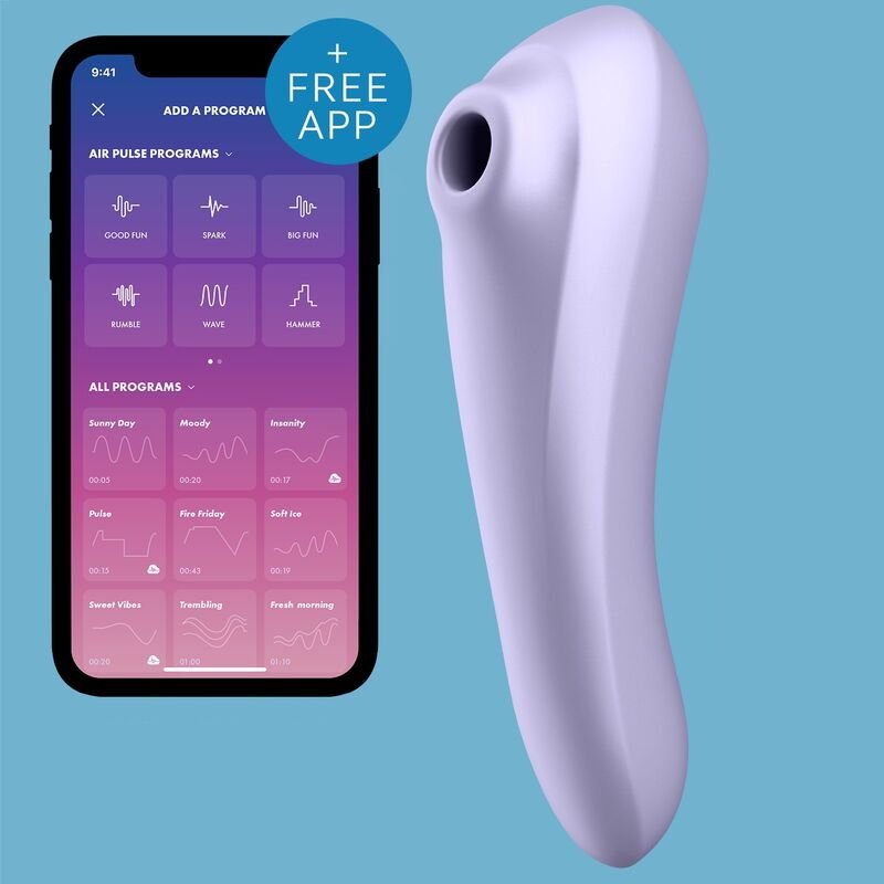 SATISFYER - VIBRADOR DE PULSO DE AR DUAL PLEASURE MALVA - Image 3