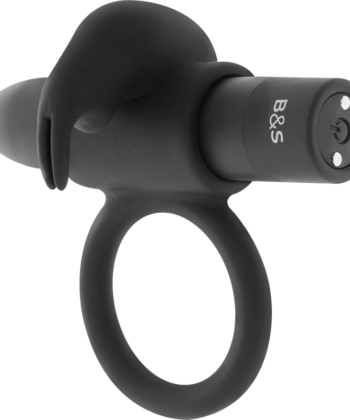 Visão alternativa de BLACK&SILVER - BURTON RING 10 MODOS DE VIBRAÇÃO PRETO
