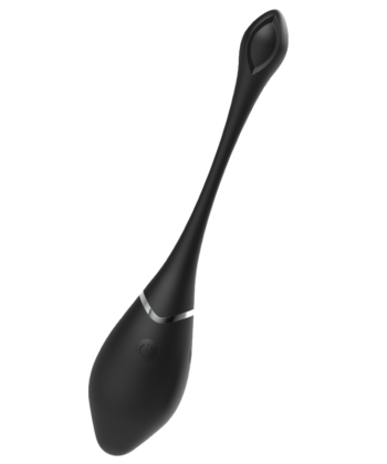 BLACK&SILVER - OVO VIBRATÓRIO RECARREGÁVEL JENELL - Imagem 5