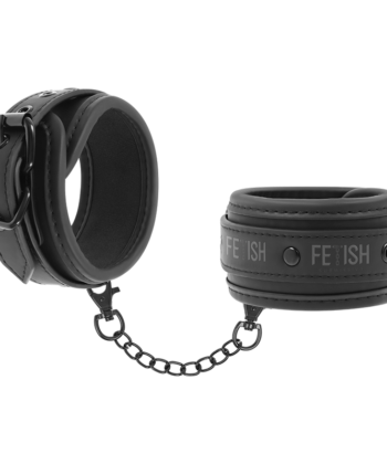 FETISH SUBMISSIVE - ALGEMAS DE COURO VEGANO COM FORRO DE NOPRENE
