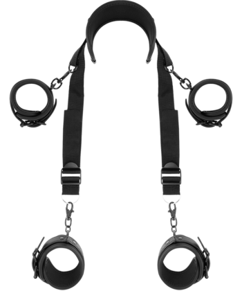 FETISH SUBMISSIVE - POSIÇÃO MESTRE COM 4 ALGEMAS REVESTIDAS COM NOPRENE