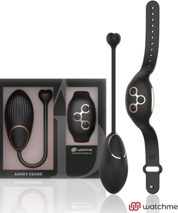 ANNE'S DESIRE - EGG TECNOLOGIA DE CONTROLE REMOTO WATCHME PRETO/OURO
