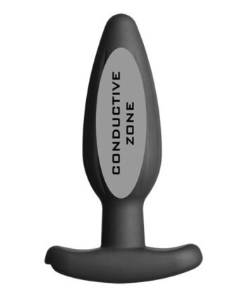 Alternative view of ELECTRASTIM - PLUG ANAL DE SILICONE PRETO ROCKER MÉDIO
