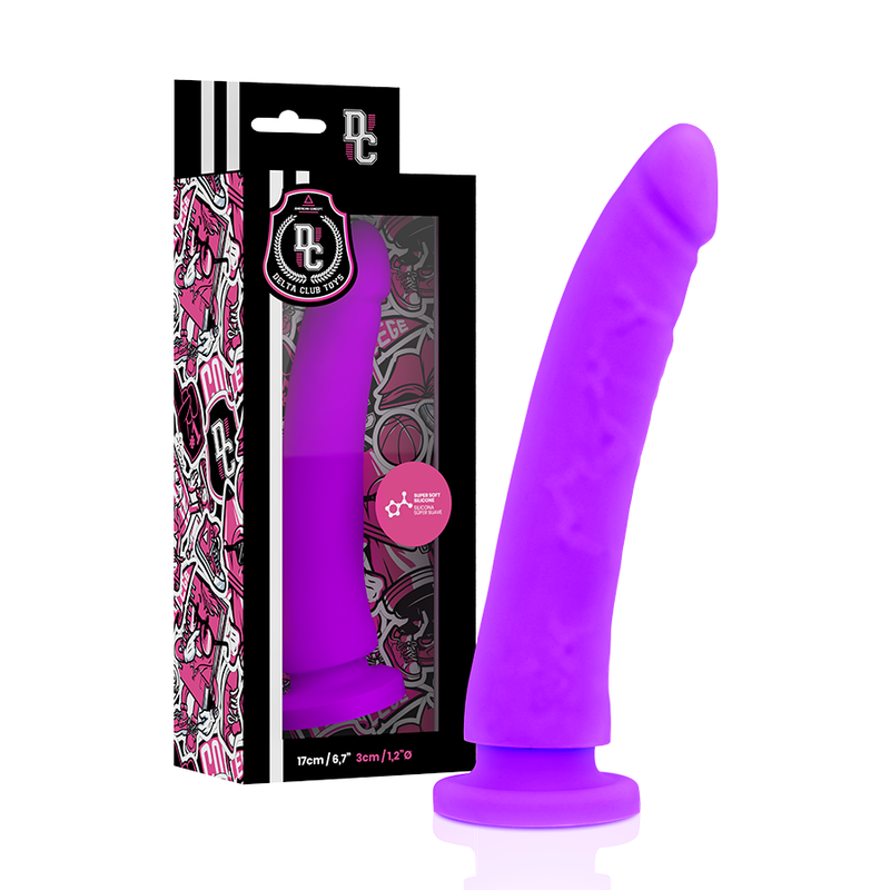 DELTA CLUB - ARREIO DE BRINQUEDOS + DONG PURPLE SILICONE 17 CM -O- 3 CM - Imagem 5