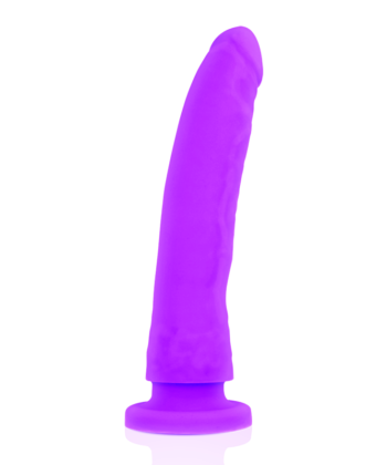 Alternative view of DELTA CLUB - BRINQUEDOS ARNES + DONG PURPLE SILICONE 20 CM -O- 4 CM