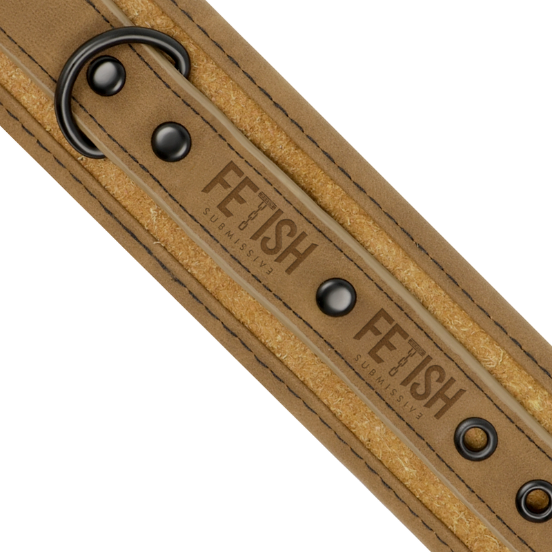 FETISH SUBMISSIVE ORIGIN - PUNHOS DE TORNOZELO DE COURO VEGANO COM FORRO DE NEOPRENE - Imagem 4