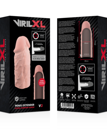 VIRILXL - EXTENSÃO DE PÊNIS NATURAL DE SILICONE LÍQUIDO V3