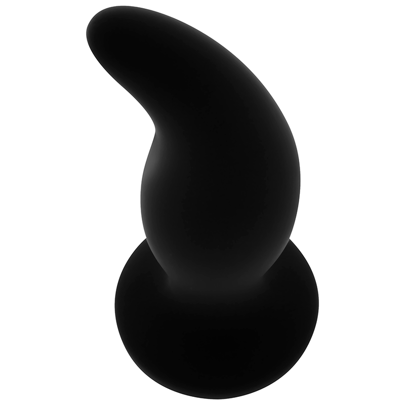 OHMAMA - PLUG ANAL CURVO DE SILICONE PONTO P 12 CM - Imagem 2