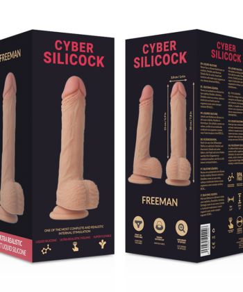 Alternative view of CYBER SILICOCK - SILICONE LÍQUIDO MACIO ULTRA REALÍSTICO FREEMAN 20 CM -O- 3.8 CM