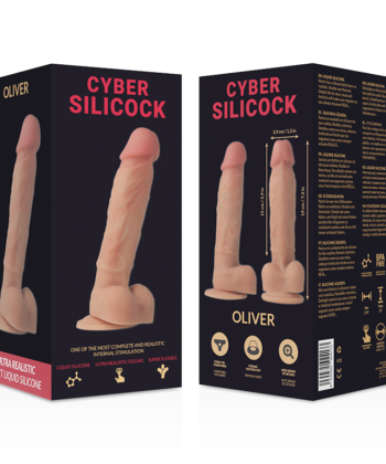 CYBER SILICOCK - OLIVER ULTRA REALISTIC SOFT LIQUID SILICONE 19 CM -O- 3.9 CM