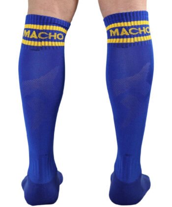 MACHO – MEIAS ALTAS AZUIS PARA HOMEM – TAMANHO ÚNICO - Image 3