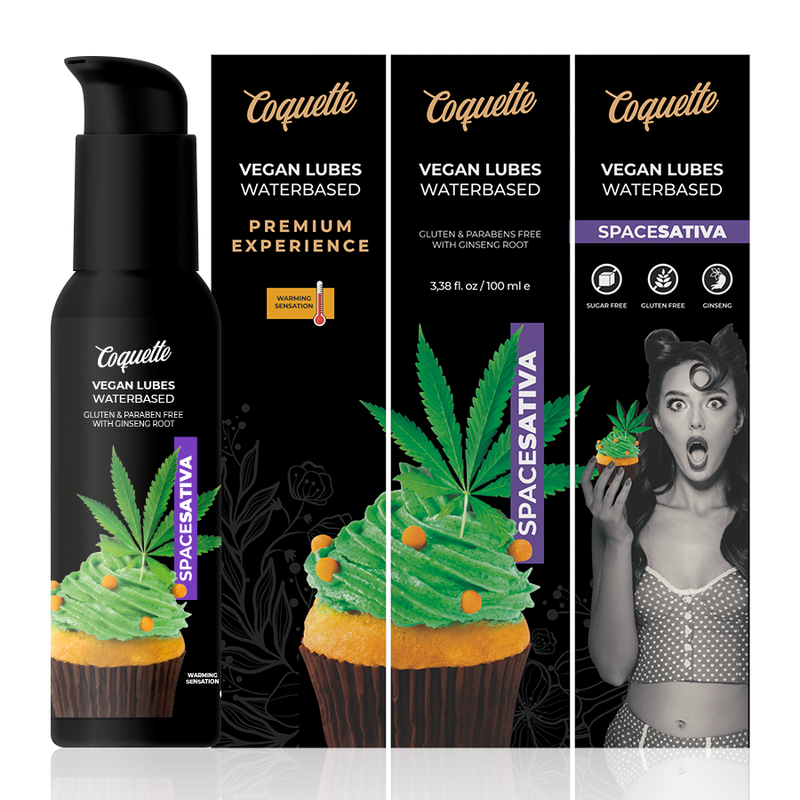 COQUETTE CHIC DESIRE - LUBRIFICANTE PREMIUM EXPERIENCE VEGAN SPACE SATIVA 100 ML - Image 2