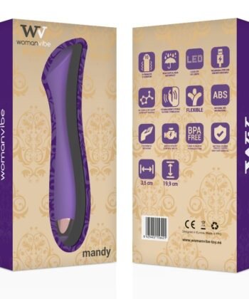 Alternative view of WOMANVIBE - MANDY "K" POINT SILICONE VIBRADOR RECARREGÁVEL