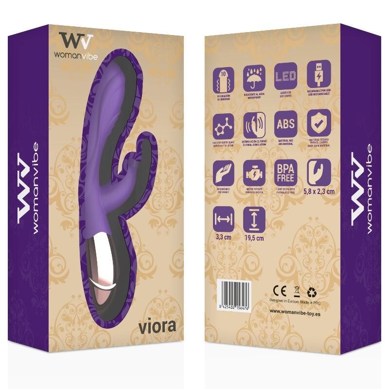 WOMANVIBE - VIORA SILICONE RECARREGÁVEL VIBRADOR - Imagem 3