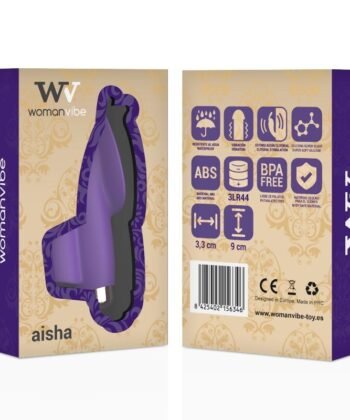 Visão alternativa de WOMANVIBE - DEDO ESTIMULADOR DE SILICONE AISHA