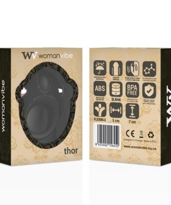 Visão alternativa de WOMANVIBE - ANEL VIBRADOR DE SILICONE THOR
