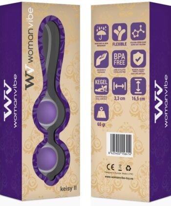 Visão alternativa de WOMANVIBE - BOLAS DE SILICONE WOMANVIBE KEISY II