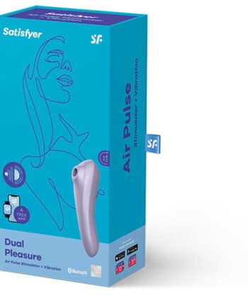 SATISFYER - VIBRADOR DE PULSO DE AR DUAL PLEASURE MALVA - Image 4