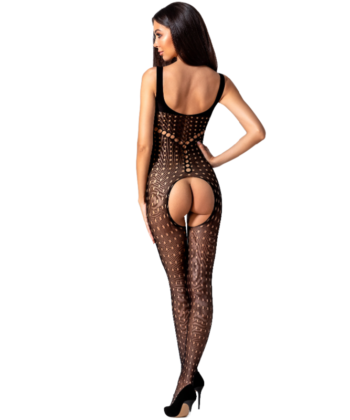 Visão alternativa de PASSION - WOMAN BS078 BODYSTOCKING TALLA UNICA NEGRO