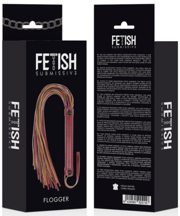 FETISH SUBMISSIVE DARK ROOM - CHICOTE DE COURO VEGANO - Imagem 4