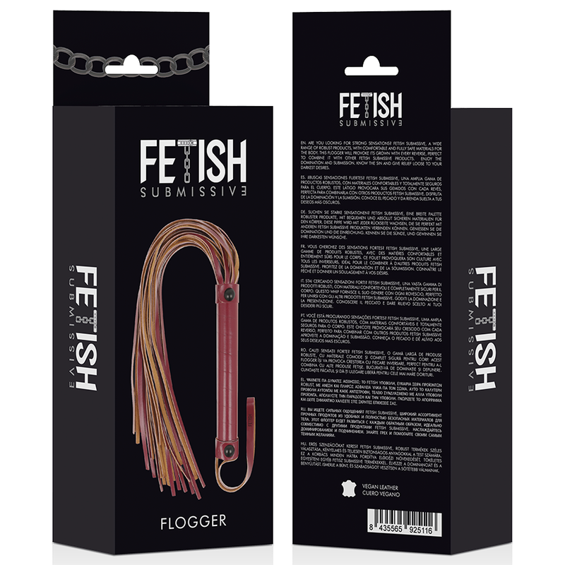FETISH SUBMISSIVE DARK ROOM - CHICOTE DE COURO VEGANO - Image 4