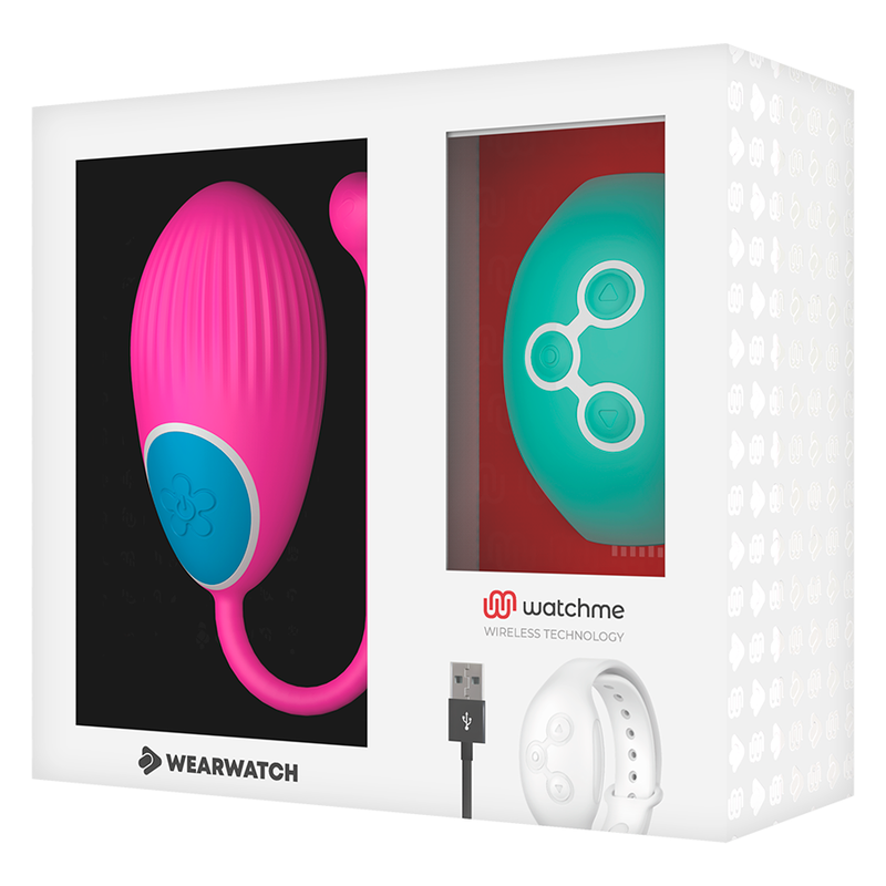 WEARWATCH - TECNOLOGIA WATCHME CONTROLE REMOTO OVO FÚCSIA / ÁGUA DO MAR - Image 2