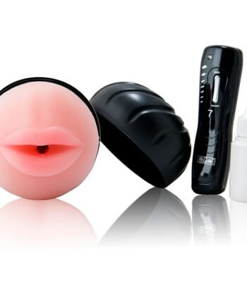 BAILE - MASTURBADOR BOCA COM VIBRADOR 7 RITMOS