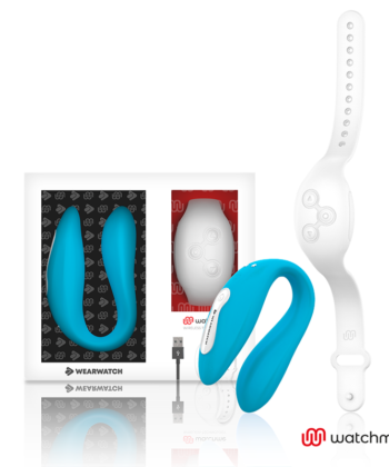 WEARWATCH - VIBRADOR DE TECNOLOGIA DUAL WATCHME INDIGO/NEVE
