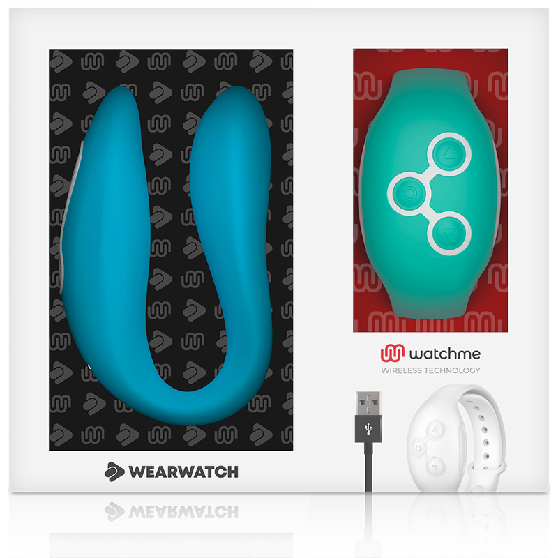 WEARWATCH - VIBRADOR WATCHME DE TECNOLOGIA DUPLA INDIGO/ÁGUA DO MAR - Imagem 3