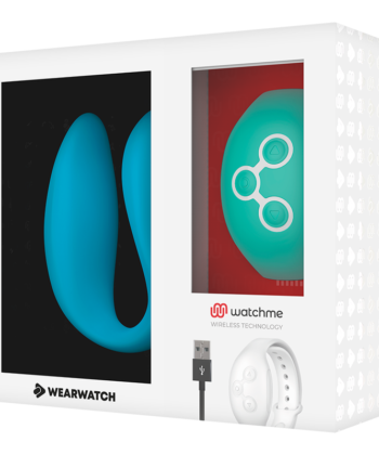 Visão alternativa de WEARWATCH - VIBRADOR WATCHME DE TECNOLOGIA DUPLA INDIGO/ÁGUA DO MAR