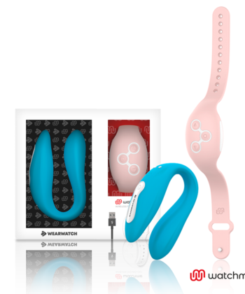 WEARWATCH - VIBRADOR WATCHME DUAL TECHNOLOGY INDIGO / ROSA