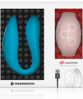 Visão alternativa de WEARWATCH - VIBRADOR WATCHME DUAL TECHNOLOGY INDIGO / ROSA
