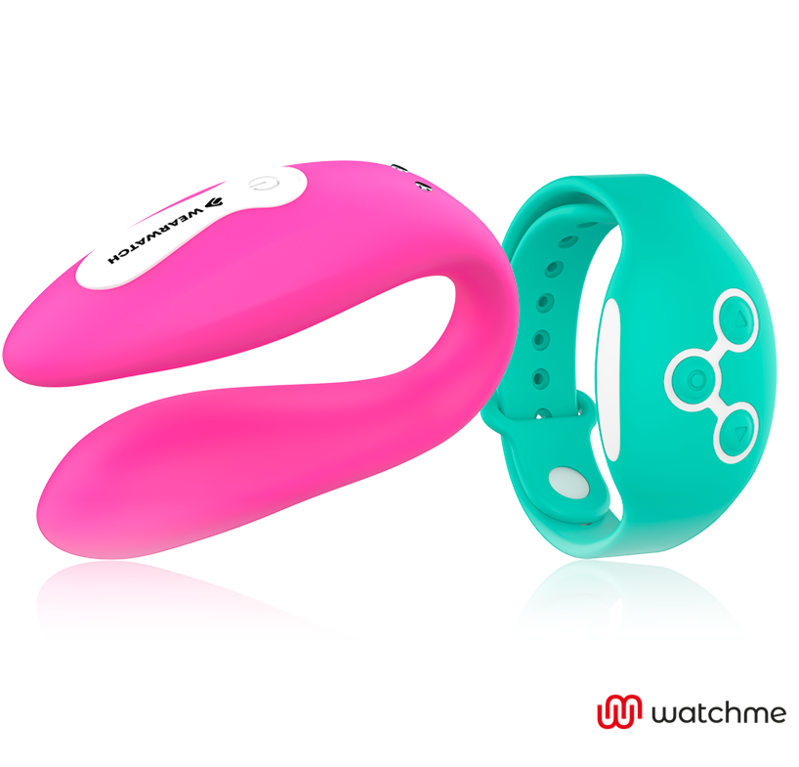 WEARWATCH - VIBRADOR WATCHME DE TECNOLOGIA DUPLA FÚCSIA / ÁGUA DO MAR - Imagem 5