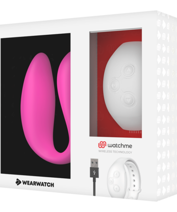 Visão alternativa de WEARWATCH - VIBRADOR WATCHME DUAL TECHNOLOGY FÚCSIA / NEVE