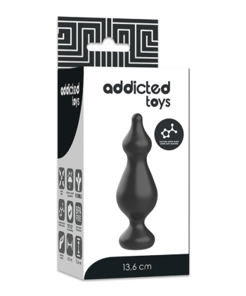 Visão alternativa de ADDICTED TOYS - PLUG ANAL SEXUAL 13.6 CM PRETO
