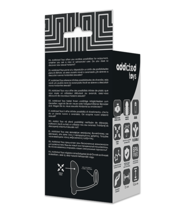 ADDICTED TOYS - PLUG ANAL VIBRATÓRIO COM ANEL PARA PÊNIS - Imagem 5