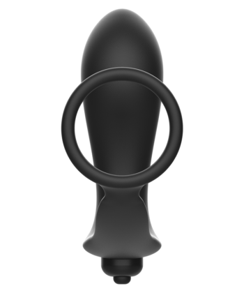 ADDICTED TOYS - PLUG ANAL VIBRATÓRIO COM ANEL PARA PÊNIS - Imagem 3