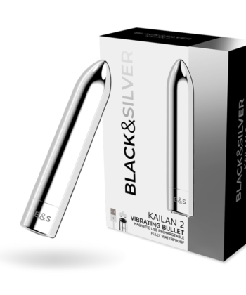BLACK&SILVER - BALA MAGNÉTICA VIBRANTE KAILAN 2 PRATA