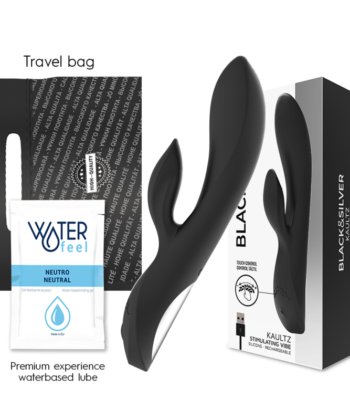 BLACK&SILVER - VIBRADOR KAULTZ TOUCH CONTROL