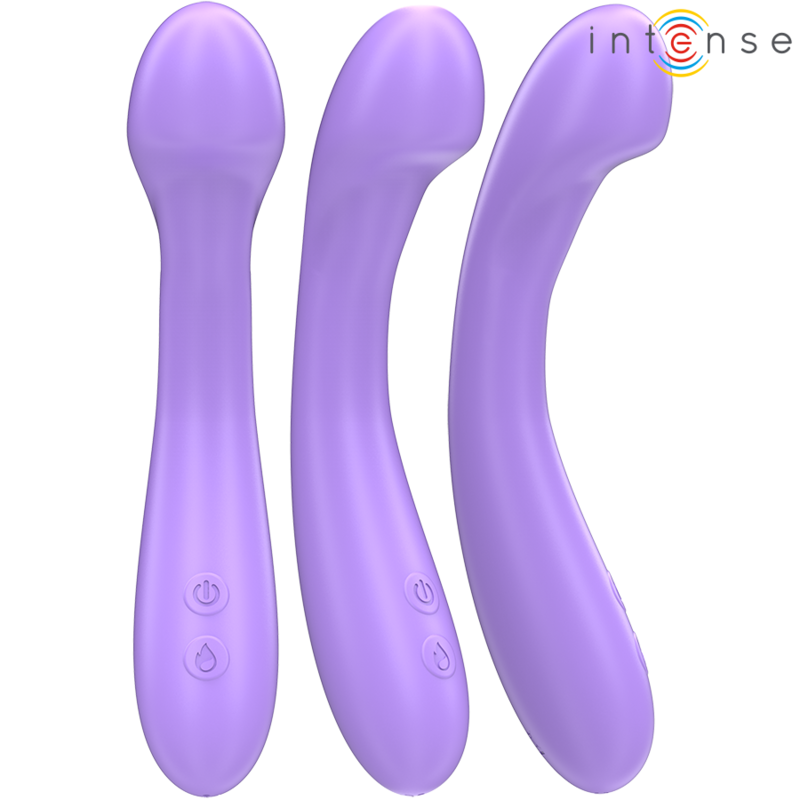 INTENSE - VIBRADOR BECKY 19 CM AQUECÍVEL 7 VIBRAÇÕES ROXO - Image 2
