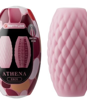 PRETTY LOVE - MASTURBADOR MASCULINO SILICONE ATHENA EROS ROSA