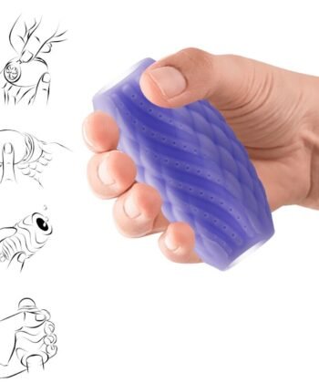 PRETTY LOVE - MASTURBADOR MASCULINO SILICONE ATHENA EROS ROXO - Image 3