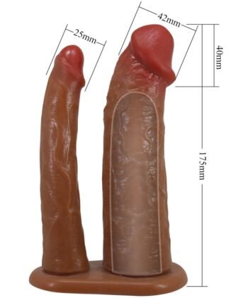 PRETTY LOVE – Arnês com cuecas universal Keaven e dildo duplo confortável - Image 4