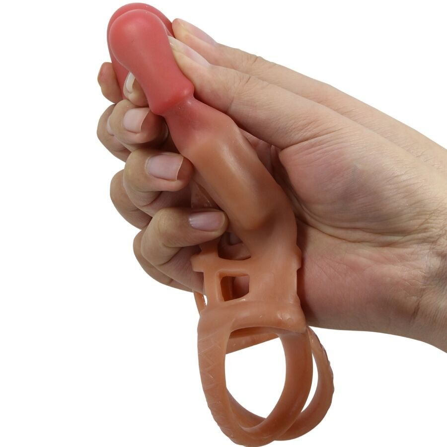 PRETTY LOVE - MANGA VIBRATÓRIA PARA PÉNIS PRESTON 18 CM - Image 5