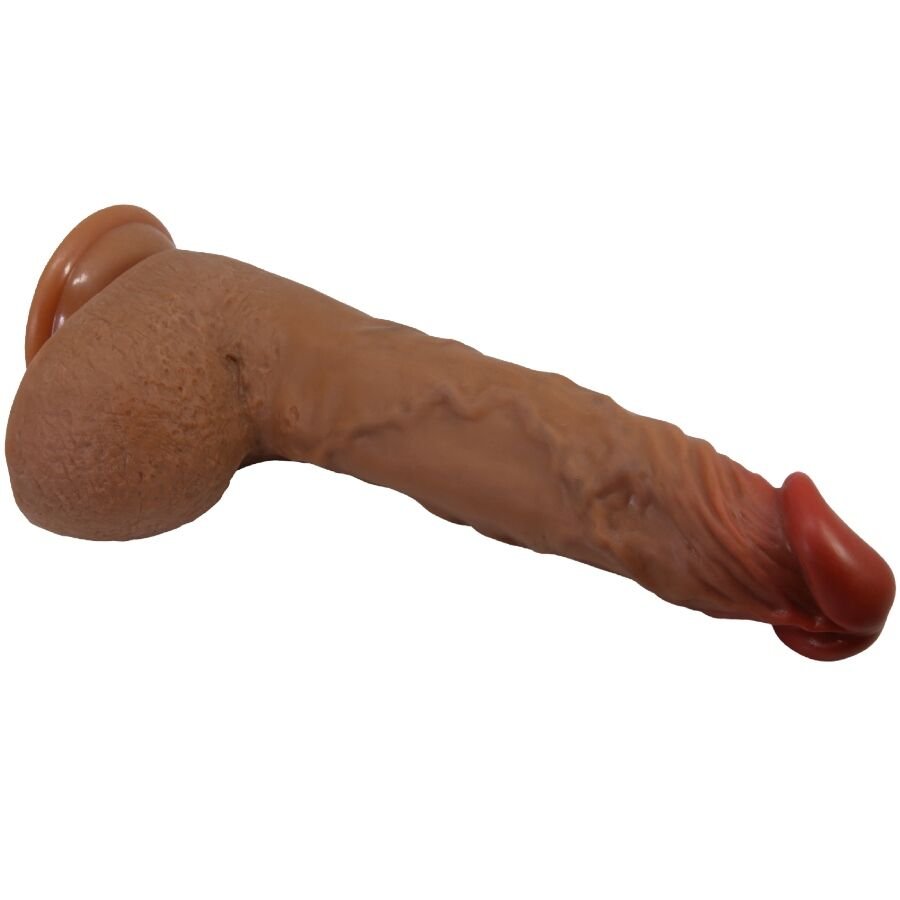 BAILE - BEAUTIFUL WILKS VIBRADOR REALÍSTICO 5 AJUSTES 25 CM MULATO - Imagem 4