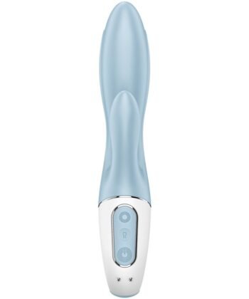 SATISFYER - BOMBA DE AR BUNNY 1 COELHO INFLÁVEL VIBRADOR AZUL - Imagem 4