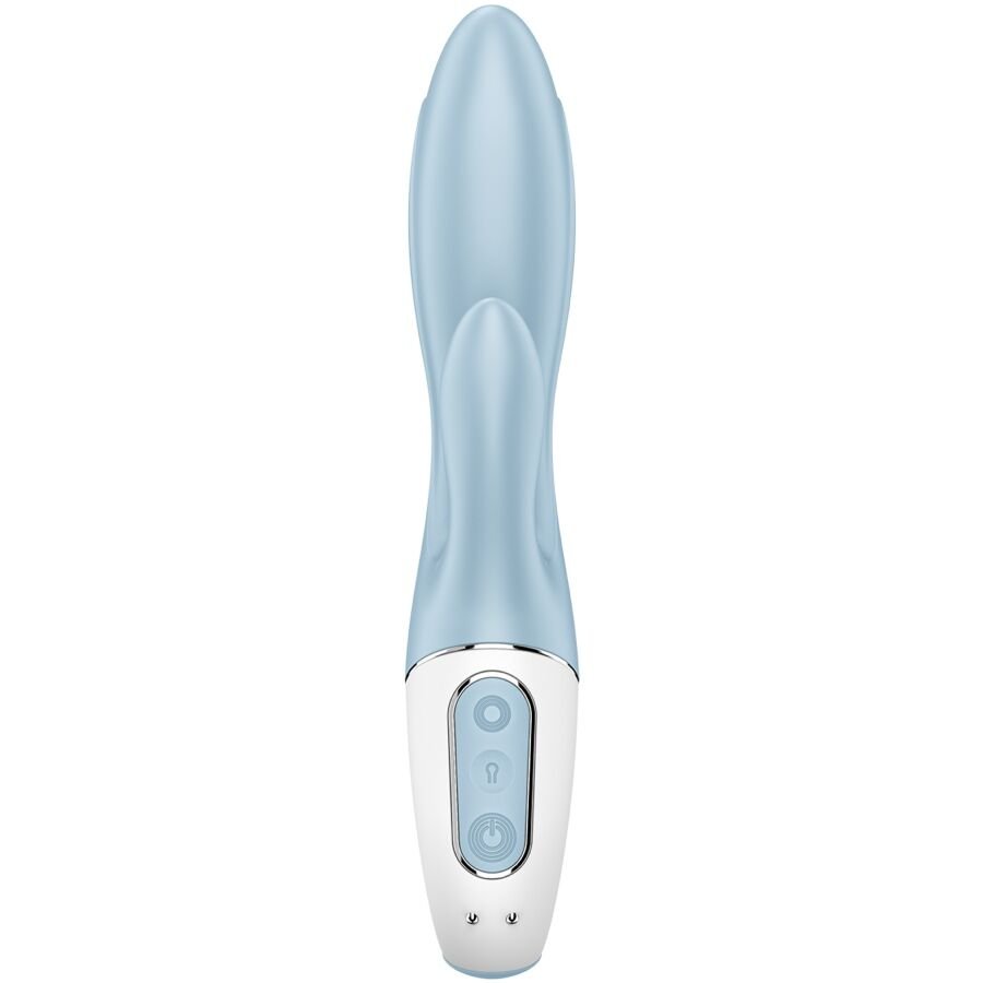 SATISFYER - BOMBA DE AR BUNNY 1 COELHO INFLÁVEL VIBRADOR AZUL - Imagem 4