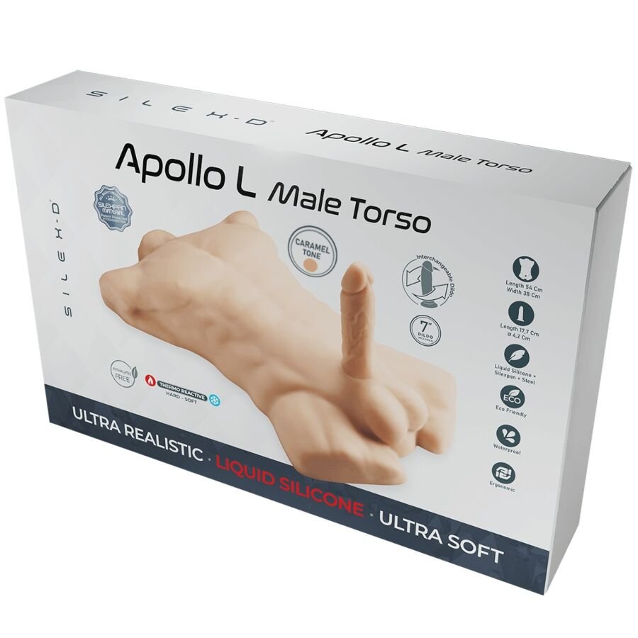 SILEXD - APOLLO L TRONCO MASCULINO REALISTA CARAMELO - Image 2